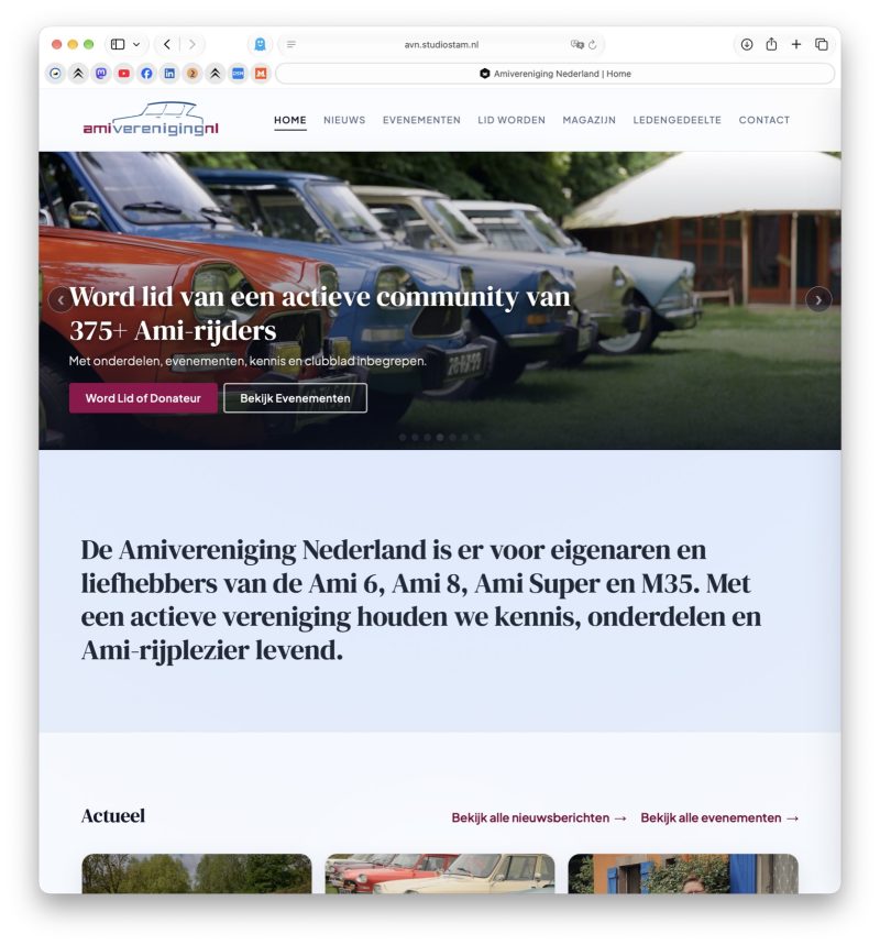 Nieuwe website!