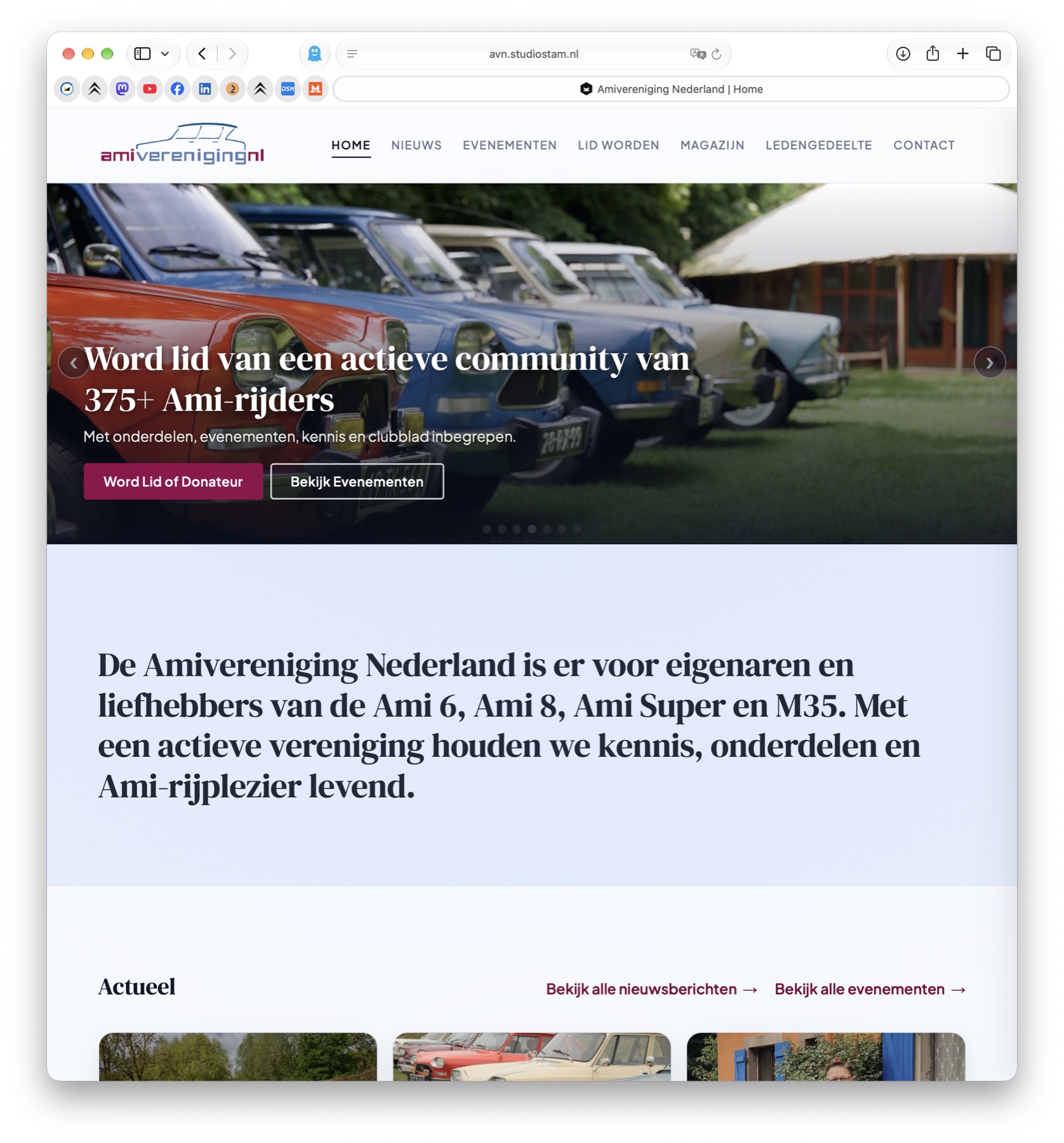 Nieuwe website!